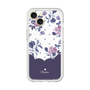 Premium Panel［ Twin Dot Flower - Navy ］