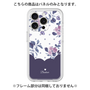 Premium Panel［ Twin Dot Flower - Navy ］