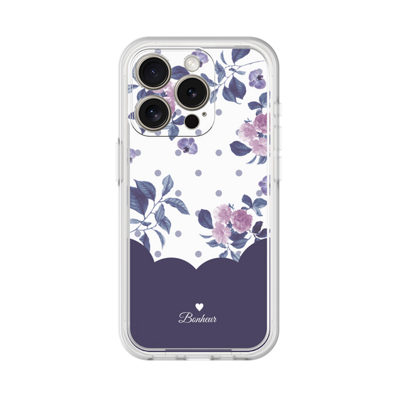 Premium Panel［ Twin Dot Flower - Navy ］