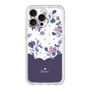Premium Panel［ Twin Dot Flower - Navy ］