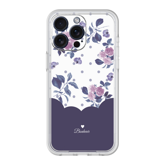 Premium Panel［ Twin Dot Flower - Navy ］