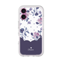 Premium Panel［ Twin Dot Flower - Navy ］