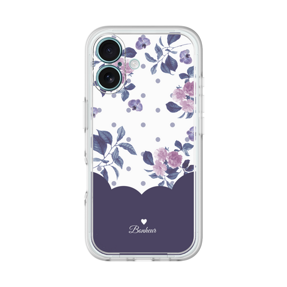 Premium Panel［ Twin Dot Flower - Navy ］