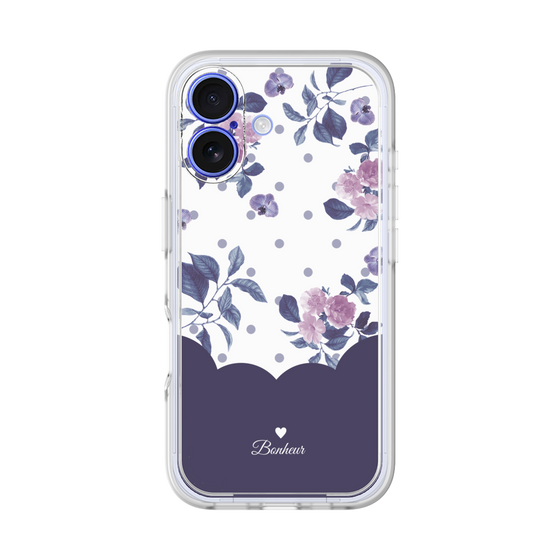 Premium Panel［ Twin Dot Flower - Navy ］