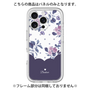 Premium Panel［ Twin Dot Flower - Navy ］