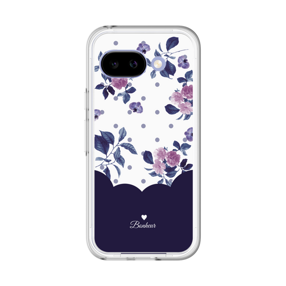 Premium Panel［ Twin Dot Flower - Navy ］
