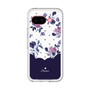 Premium Panel［ Twin Dot Flower - Navy ］