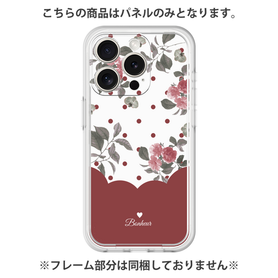 Premium Panel［ Twin Dot Flower - Red ］