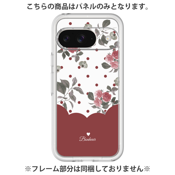 Premium Panel［ Twin Dot Flower - Red ］