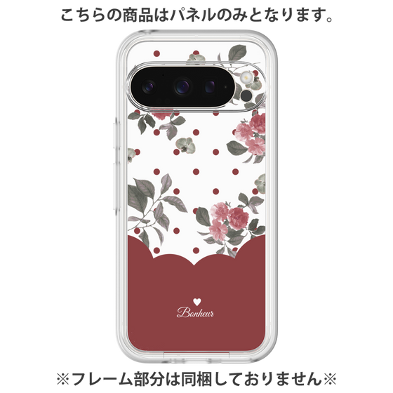 Premium Panel［ Twin Dot Flower - Red ］