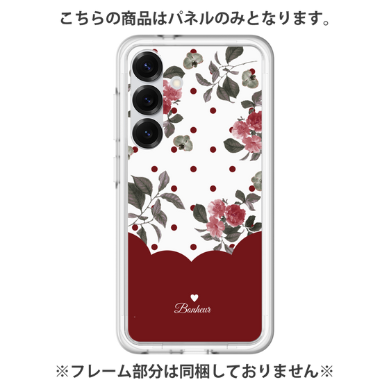 Premium Panel［ Twin Dot Flower - Red ］