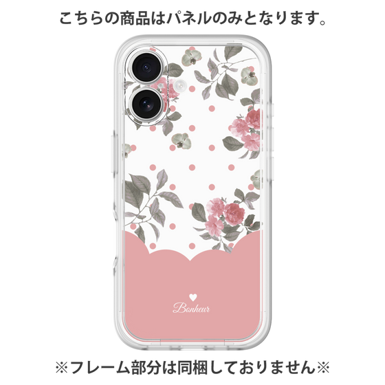 Premium Panel［ Twin Dot Flower - Pink ］