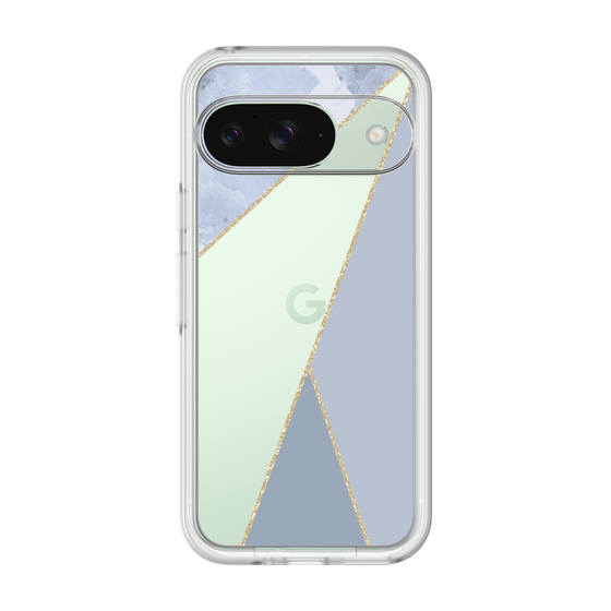 Premium Panel［ Marble Triangle Palette - Blue ］