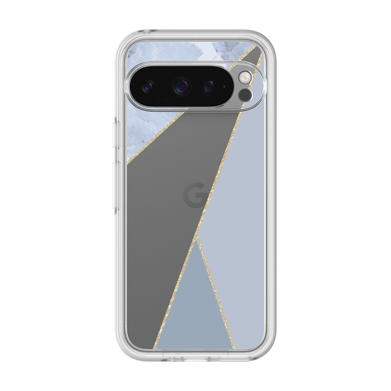 Premium Panel［ Marble Triangle Palette - Blue ］