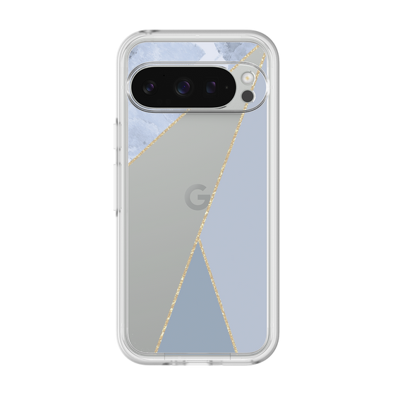 Premium Panel［ Marble Triangle Palette - Blue ］