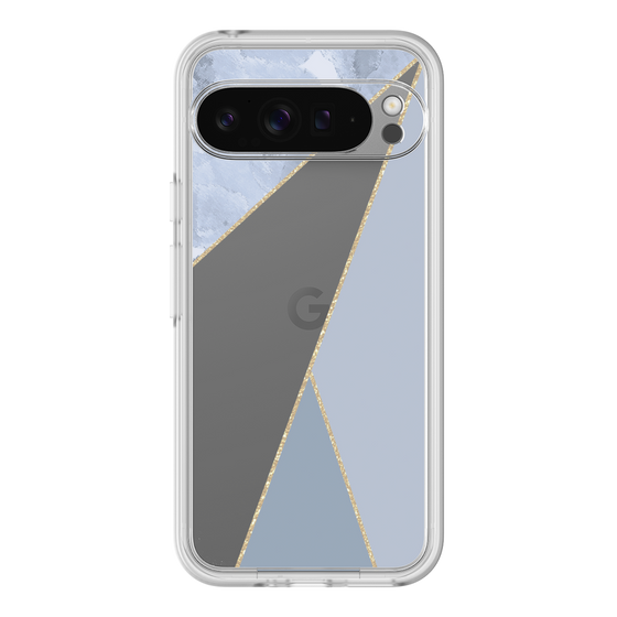 Premium Panel［ Marble Triangle Palette - Blue ］