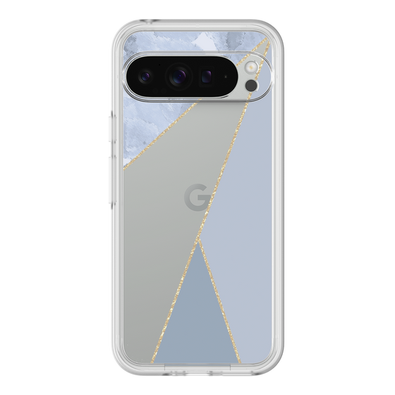 Premium Panel［ Marble Triangle Palette - Blue ］