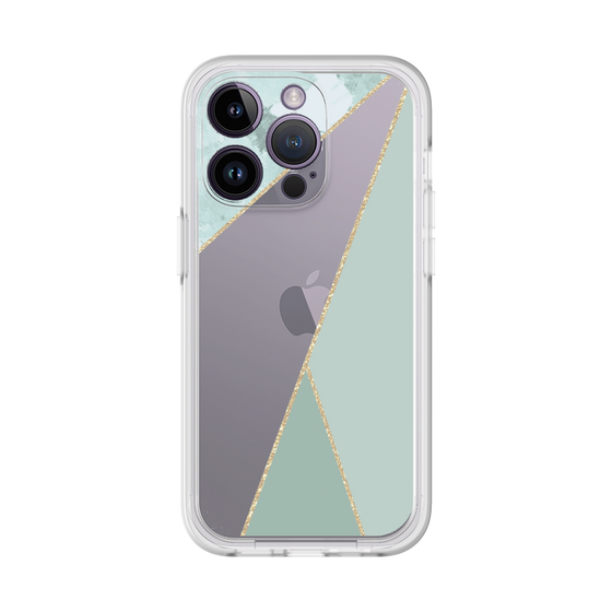 Premium Panel［ Marble Triangle Palette - Green ］