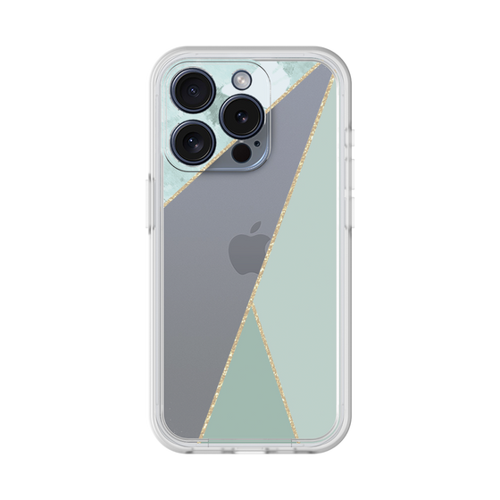 Premium Panel［ Marble Triangle Palette - Green ］