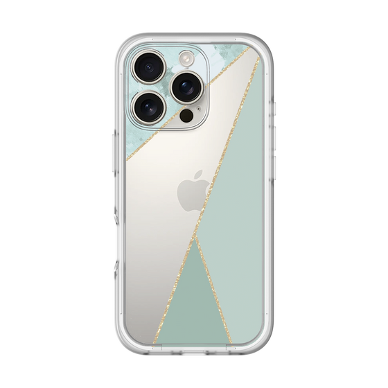 Premium Panel［ Marble Triangle Palette - Green ］