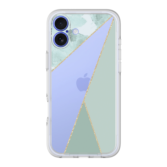 Premium Panel［ Marble Triangle Palette - Green ］