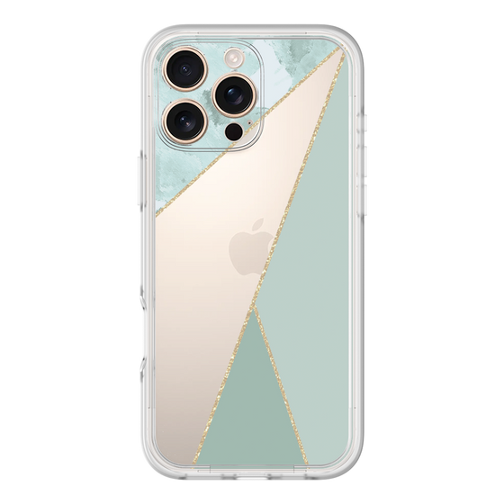 Premium Panel［ Marble Triangle Palette - Green ］