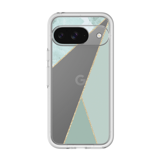 Premium Panel［ Marble Triangle Palette - Green ］