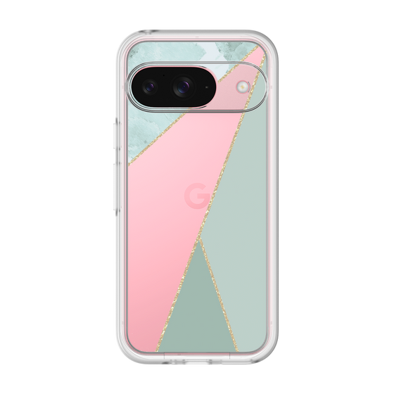 Premium Panel［ Marble Triangle Palette - Green ］