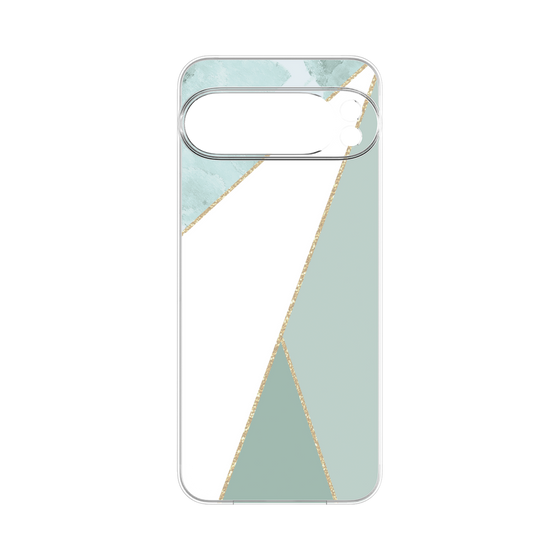 Premium Panel［ Marble Triangle Palette - Green ］