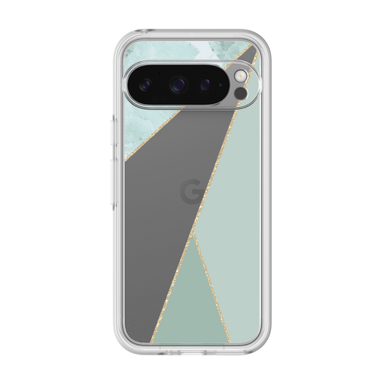 Premium Panel［ Marble Triangle Palette - Green ］