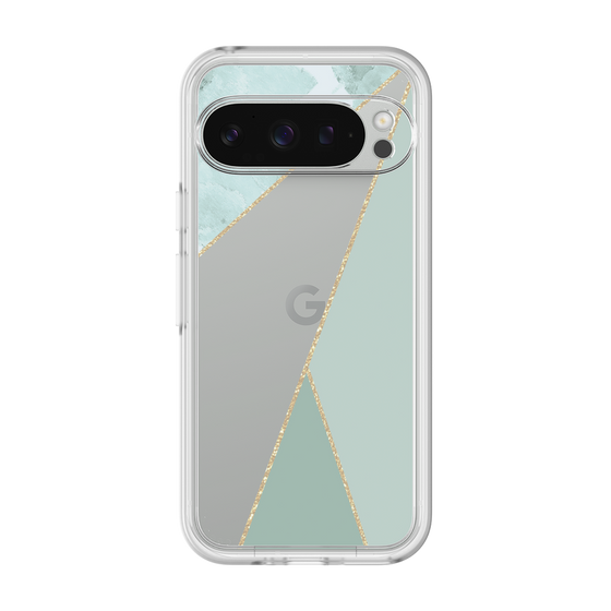 Premium Panel［ Marble Triangle Palette - Green ］