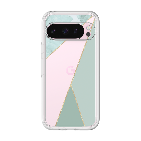 Premium Panel［ Marble Triangle Palette - Green ］