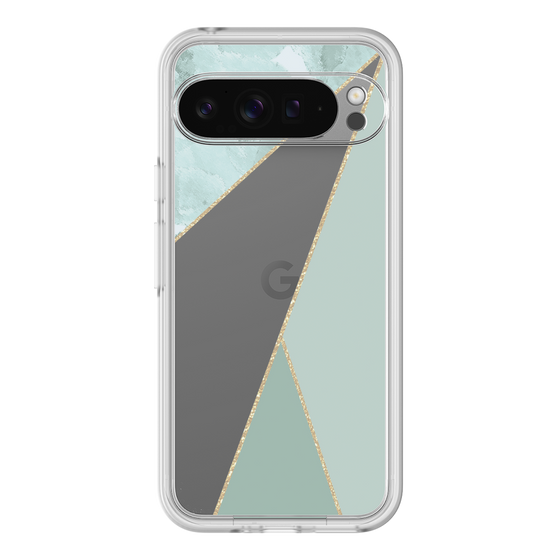 Premium Panel［ Marble Triangle Palette - Green ］