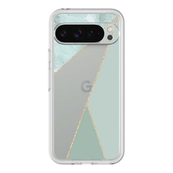 Premium Panel［ Marble Triangle Palette - Green ］