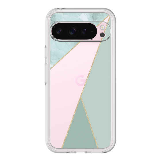 Premium Panel［ Marble Triangle Palette - Green ］