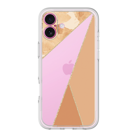 Premium Panel［ Marble Triangle Palette - Orange ］