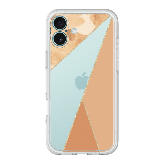 Premium Panel［ Marble Triangle Palette - Orange ］