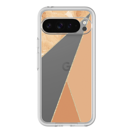 Premium Panel［ Marble Triangle Palette - Orange ］