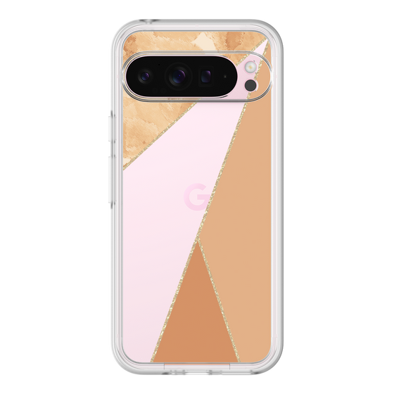 Premium Panel［ Marble Triangle Palette - Orange ］
