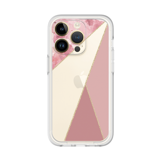 Premium Panel［ Marble Triangle Palette - Pink ］