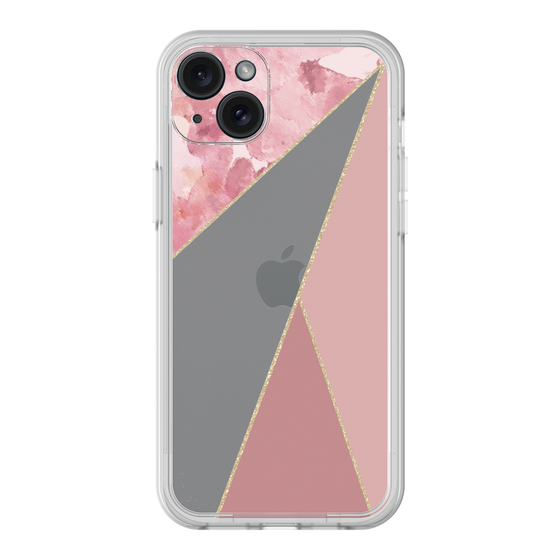 Premium Panel［ Marble Triangle Palette - Pink ］