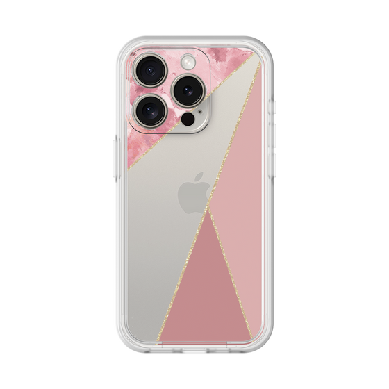 Premium Panel［ Marble Triangle Palette - Pink ］