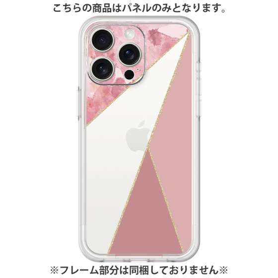 Premium Panel［ Marble Triangle Palette - Pink ］