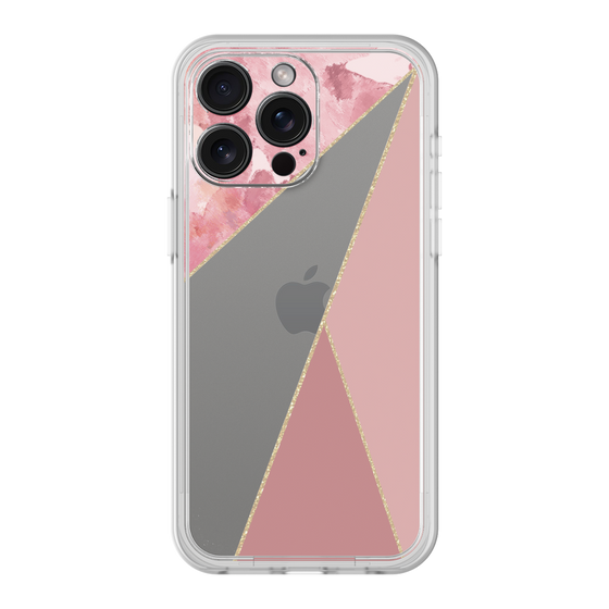 Premium Panel［ Marble Triangle Palette - Pink ］
