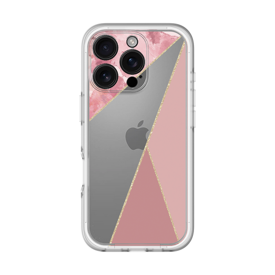 Premium Panel［ Marble Triangle Palette - Pink ］