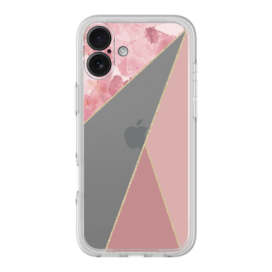 Premium Panel［ Marble Triangle Palette - Pink ］