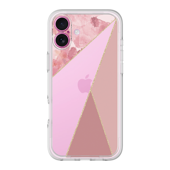 Premium Panel［ Marble Triangle Palette - Pink ］