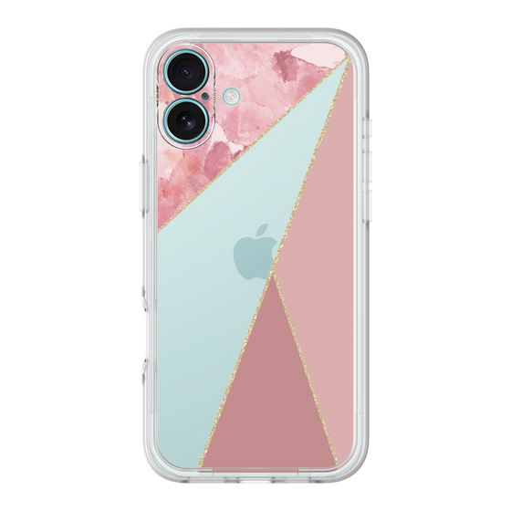 Premium Panel［ Marble Triangle Palette - Pink ］