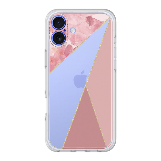 Premium Panel［ Marble Triangle Palette - Pink ］