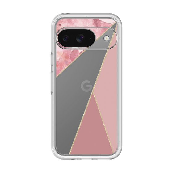 Premium Panel［ Marble Triangle Palette - Pink ］